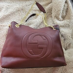 Brown  Shoulder Bag